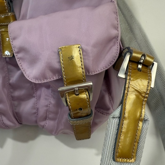 Prada Vintage Lavender Back Pack. Excellent Condition. 100% Authentic. main image 7